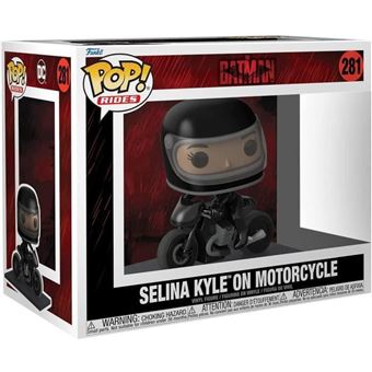 Figurine Funko Pop Rides The Batman Selina Kyle™ on Motorcycle