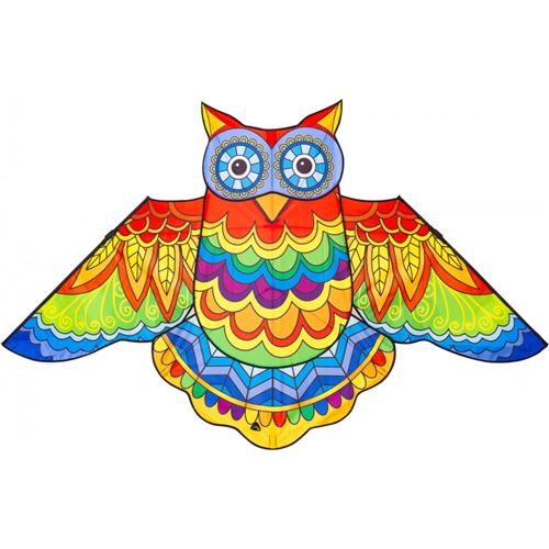 Cerfs-Volants Monofil- HQ- Hibou arc-en-ciel
