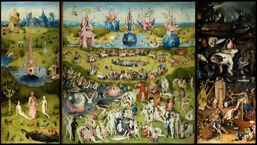 Fabulous Poster Jerome bosch le jardin des delices (61cm x