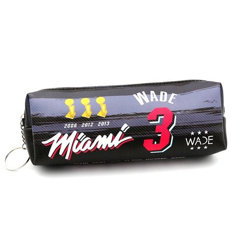 Trousse à crayon NBA pour Garçon et Filles (PC5661) 20x8x6.5 cm Noir