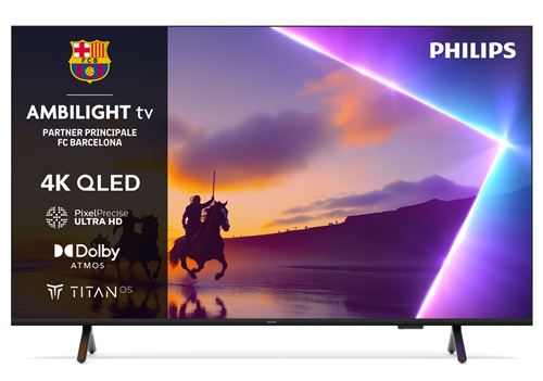 TV QLED Philips 55PUS8510 55 pouces 4K Ultra HD Noir