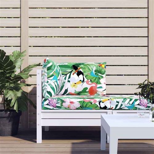 Non Communiqué Blanc Vidaxl Coussins De Palette 3 Pcs Multicolore Tissu Oxford, Coussin, Coussin De Canapé, Oreiller De Dos, Coussin Extérieur, 361787 - Image 1
