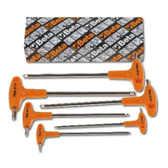 BETA Clé Mâle 6 Pans Coudée, Brunie - 96N - 78 Mm - 4,5 - 6 Pans