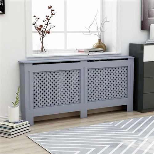 Vidaxl Cache-Radiateur 172X19x81,5 Cm - Anthracite - Image 3