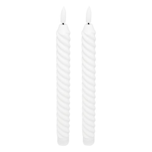 Non Communiqué Blanc Atmosphera Créateur D'intérieur - Lot De 2 Bougies Bâton À Led "Aloe" 115G