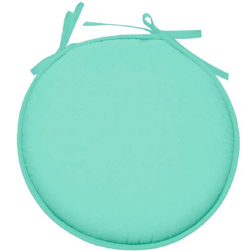 Non Communiqué Bleu Galette De Chaise En Polyester 40 Cm
