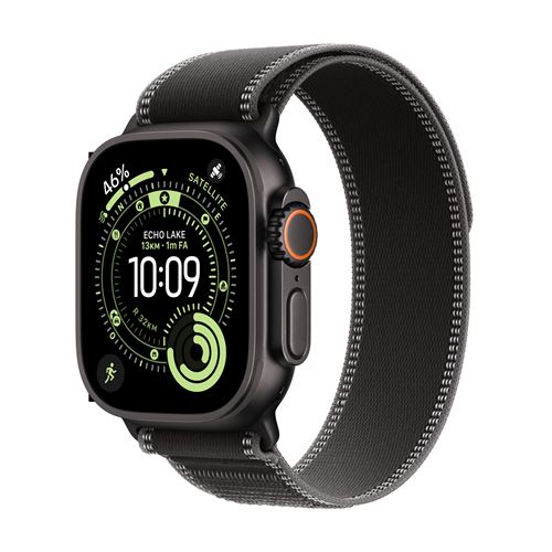 Apple Watch Ultra 3 OLED 49 mm Numérique 422 x 514 pixels Écran tactile 5G Noir Wifi GPS (satellite) État correct - N/A reconditionné disponible sur Fnac