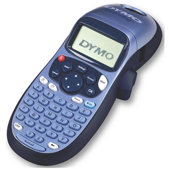 DYMO LetraTag LT-100H Plus, étiqueteuse clavier ABC, écran large, 2 cassettes ruban, 1 support mural