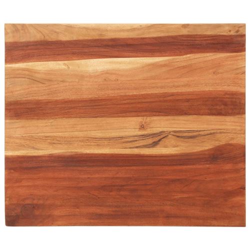 vidaXL Dessus de table Bois solide 25-27 mm 60x70 cm