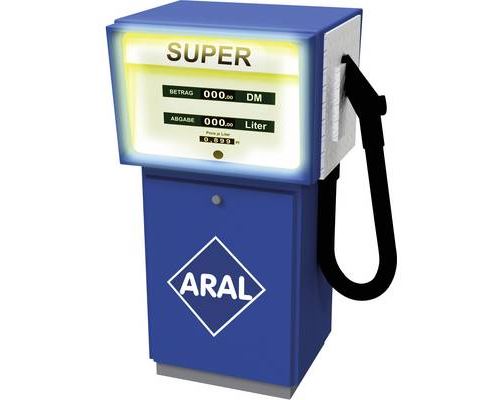 Viessmann 1364 Colonne de commande ARAL H0 avec éclairage LED modèle fini
