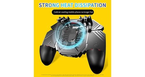 Téléphone portable cooler game controller gamepad cooler combo silent fan faster cooling - noir