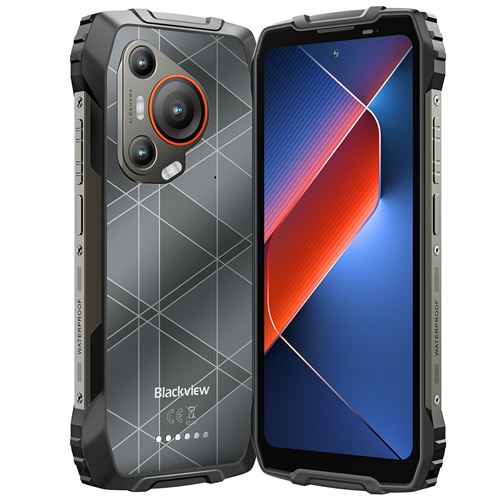 Blackview BL7000 Téléphone Portable 6.78, 7500mAh, 24(8+16)Go+256Go, 50MP+32MP,Empreinte digitale/NFC,Dual SIM 5G smartphone-357g-Noir