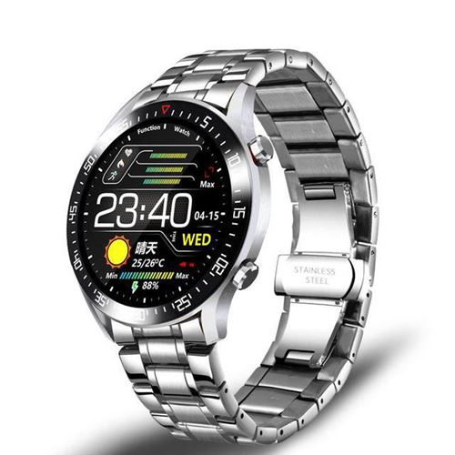 Montre Connectée Chronus C2 IP68 Étanche Homme-Argent-Chronus