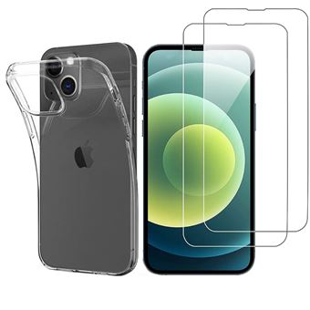 Coque Intégrale Silicone Pour iPhone XR Couleur Noir + Verre Trempé