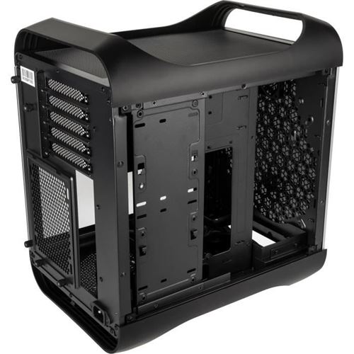 BitFenix Prodigy M 2022 - Tour - micro ATX - panneau latéral fenêtré - pas d'alimentation (ATX) - noir - USB/Audio