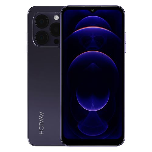 HOTWAV NOTE 13 Pro Téléphone Portable 6.6 Android 13, 5160mAh, 16(8+8)Go+256Go, 50MP+16MP,Empreinte digitale/Face ID/NFC/Dual SIM 4G - Violet