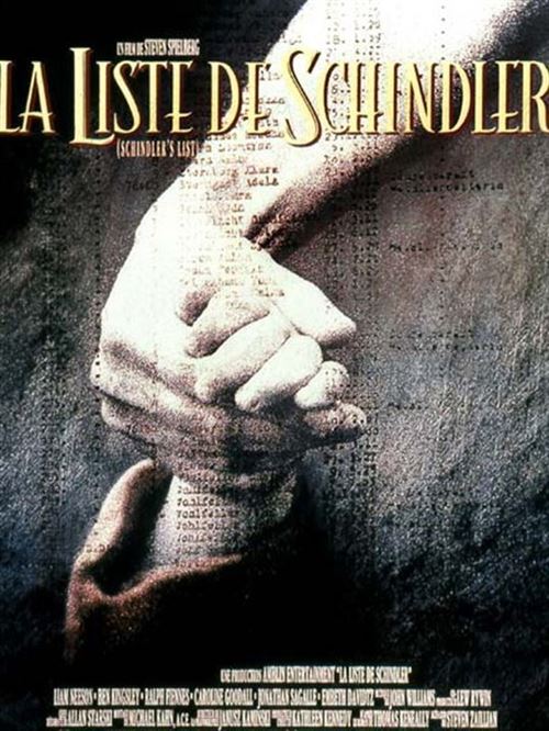 Affiche de Cinéma Originale - La Liste de Schindler - 1994 - Spielberg - 120x160cm
