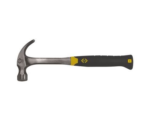 CK Tools 357002 Claw Hammer Anti-Vibe 1 Piece Forged Steel 20oz
