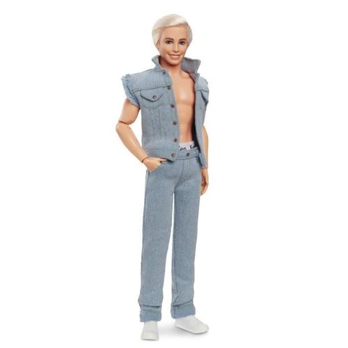 Barbie Le Film - Poupée Mannequin Ken Avec Ensemble En Jean Inspirée Du  Film, Avec Les Sous-Vêtements Originaux Emblématiques, À Collectionner,  Jouet Enfant, HRF27 : : Jeux et Jouets