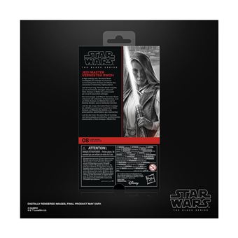 Star Wars : The Acolyte Black Series - Figurine Jedi Master Vernestra Rwoh 15 cm