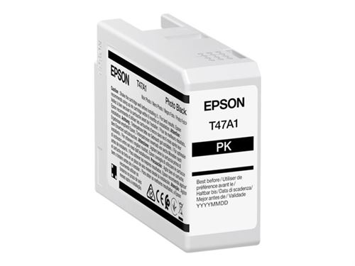 Epson UltraChrome Pro T47A1 - 50 ml - noir - original - réservoir d'encre - pour SureColor SC-P900, SC-P900 Mirage Bundling