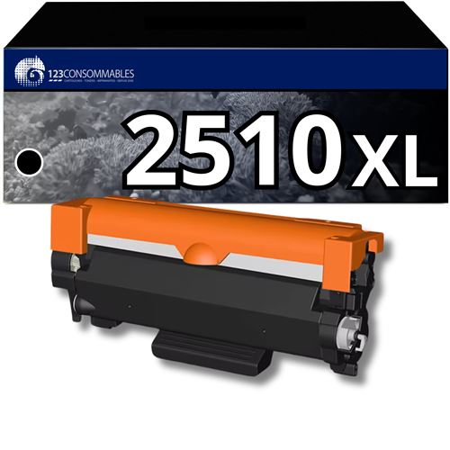 Brother tn2510xl negro cartucho de toner generico - reemplaza tn2510xl