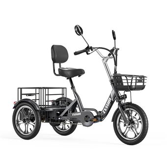 Tricycle électrique Cysum T1 Pro, 16 po, Max 25 km/h, gris - 1