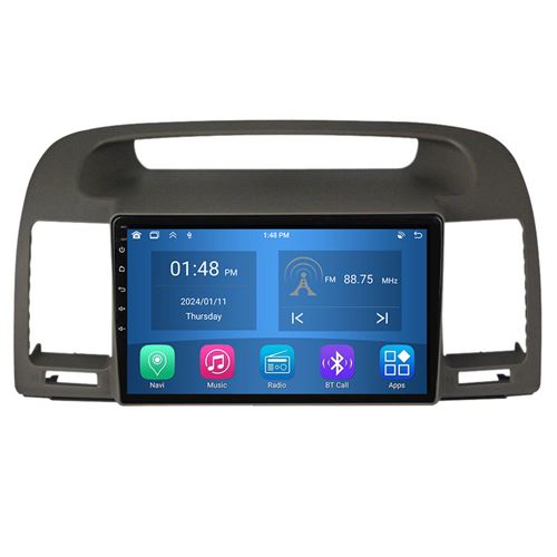 Autoradio RoverOne® Bluetooth CarPlay Android Auto Navigation 4Go RAM 64Go ROM pour Toyota Camry 5 XV 30 2001-2006
