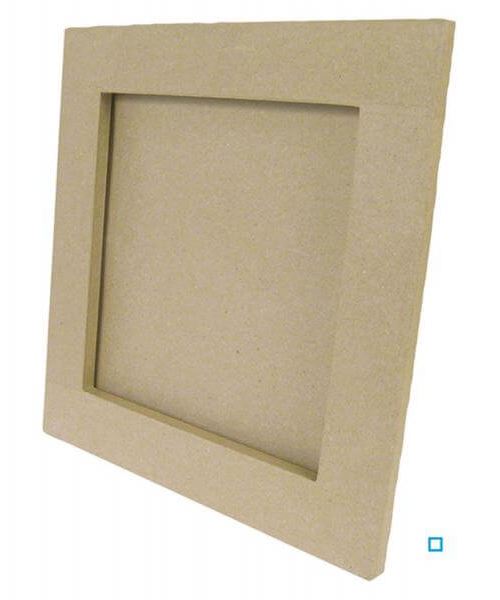 D&eacute;copatch CD025C - Un support en papier brun m&acirc;ch&eacute; 2x23x28 cm, Cadre plat rectangle