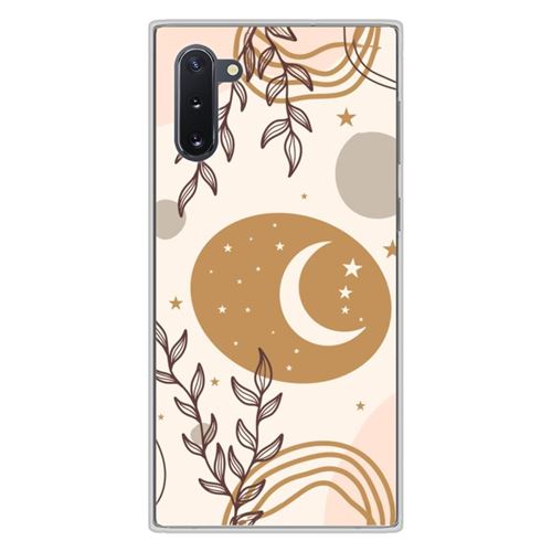 Coque en silicone imprimée compatible Samsung Galaxy Note 10 Lunaison