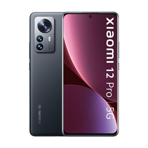 Smartphone Xiaomi 12 Pro gris 6.73 RAM 8 Go stockage 256 Go