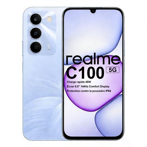 Smartphone Realme C100 5G 4/128Go Violet European version