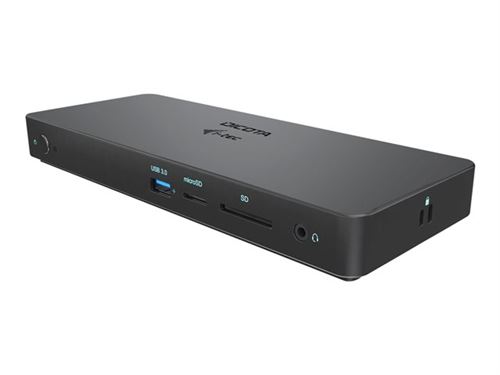 DICOTA i-tec - Station d'accueil - USB-C - DP, HDMI - 1GbE - 130 Watt