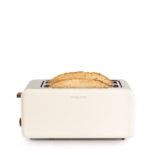 Toast retro xl - grille-pain long pour tranches larges