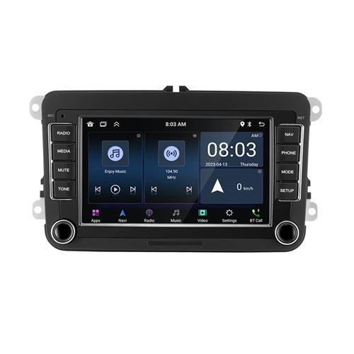 Gearelec Autoradio 7 Pouces pour VW Android 13 avec GPS Navigation WiFi Bluetooth RDS FM 1+32GO