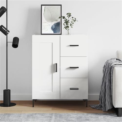 VIDAXL - Buffet - Blanc - 69,5 x 34 x 90 cm - Image 2