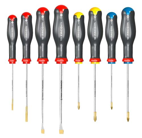 Jeu De 8 Tournevis Protwist® - Facom - At.J8Pb