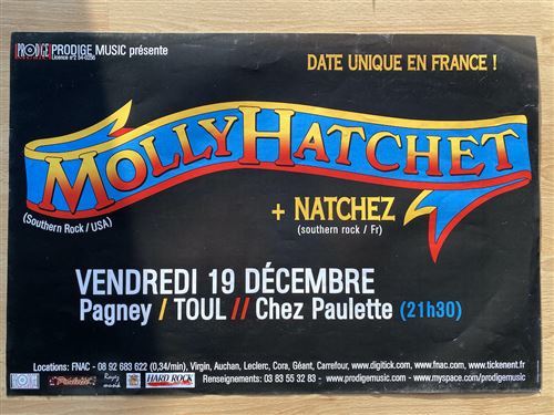 Molly Hatchet - Natchez - 49x34cm - Affiche