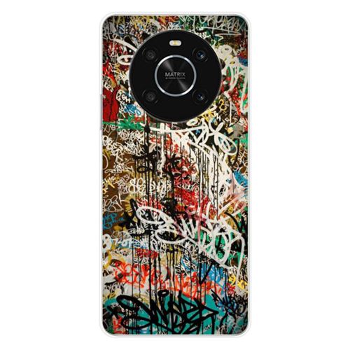 Coque en silicone imprimée compatible Huawei Honor X9 4G Graffiti 1