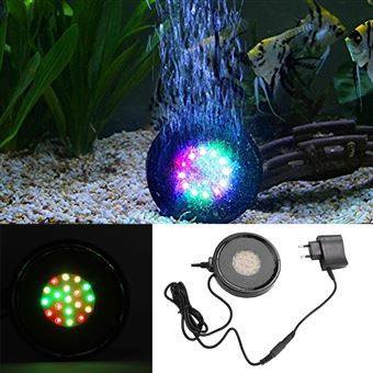 Lumières à LED pour aquarium, lumières à bulles, lumières à LED colorées et  étanches pour aquarium, lumières à LED pour aquarium pour la décoration de  l'aquarium. : : Animalerie