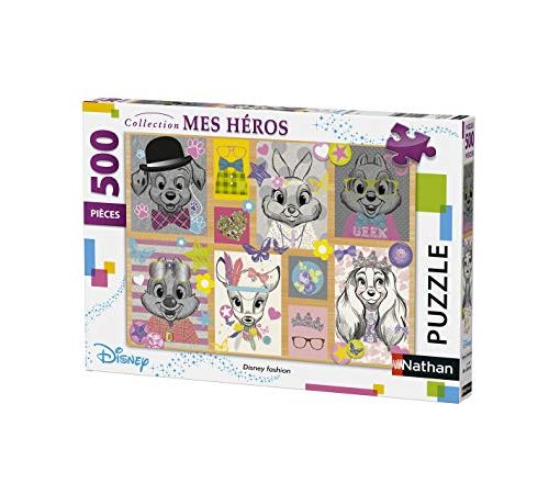 Jeu Puzzle Disney Fashion 500 Pieces Nathan 500 750 Pieces Achat Prix Fnac
