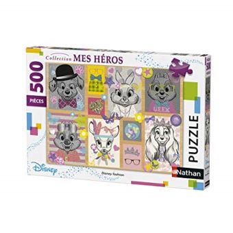 Jeu puzzle Disney Fashion 500 pièces Nathan