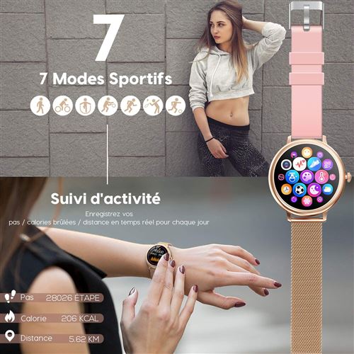 Calories Brûlées Meilleure Montre Calories Montre Connectée Femmes