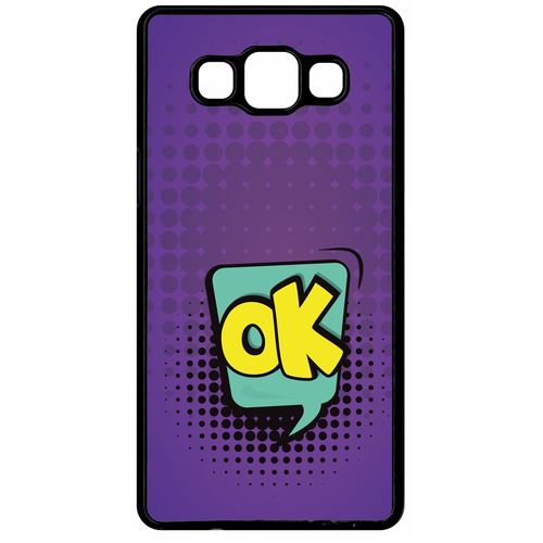 Coque Samsung Galaxy A5 Modele 2015 Ok Fond Mauve