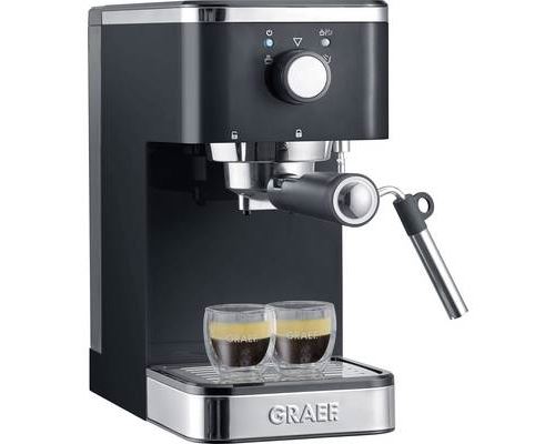 Graef Young ES402 - Machine à café avec buse vapeur Cappuccino - 15 bar - noir