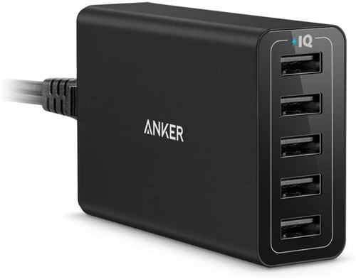 PowerPort 5 Chargeur USB Secteur 40W 5 Ports