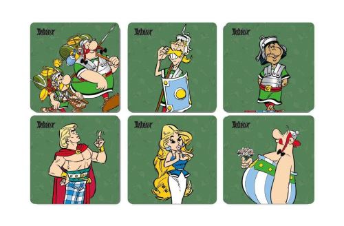 SD Toys dessous LEGIONARIOS Asterix, liège, multicolore, 3 x 9 x 9 cm, 6 pièces