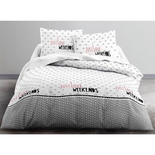 TODAY Parure de couette Enjoy JUSTE WE 100% coton 240x260 cm