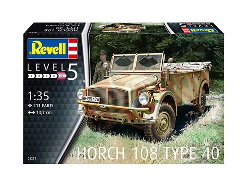 Modèle de véhicule REVELL Horch Type 108 40 échelle 1:35 