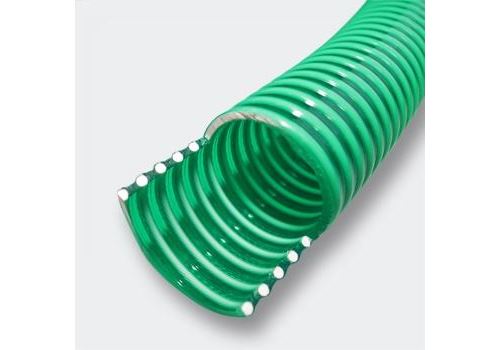 50 mètres Tuyau d'aspiration en PVC 3/4 Pouces (19,05 mm), avec spirale de renforcement